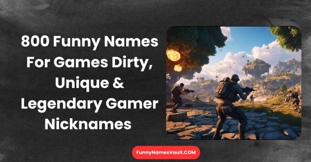 funny names for games
