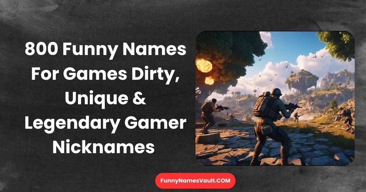 funny names for games