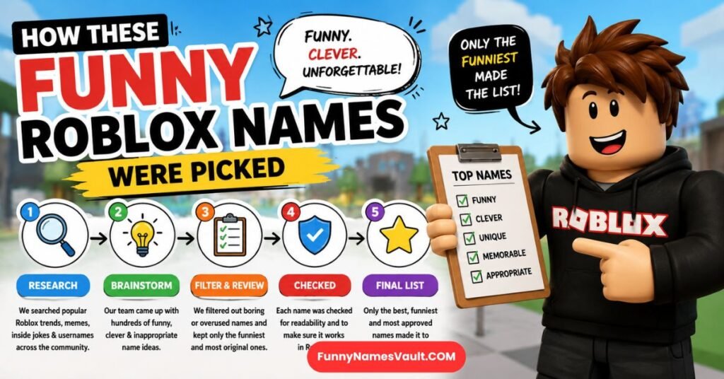 How These Funny Roblox Names Were Picked