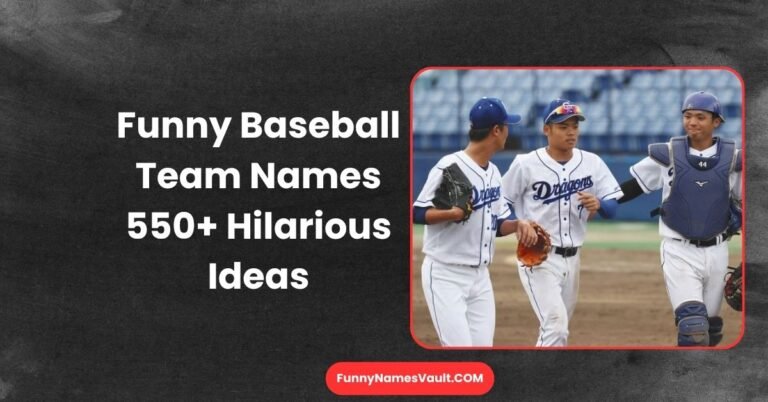 Funny Baseball Team Names
