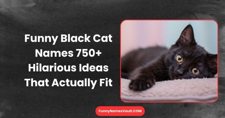 Funny Black Cat Names