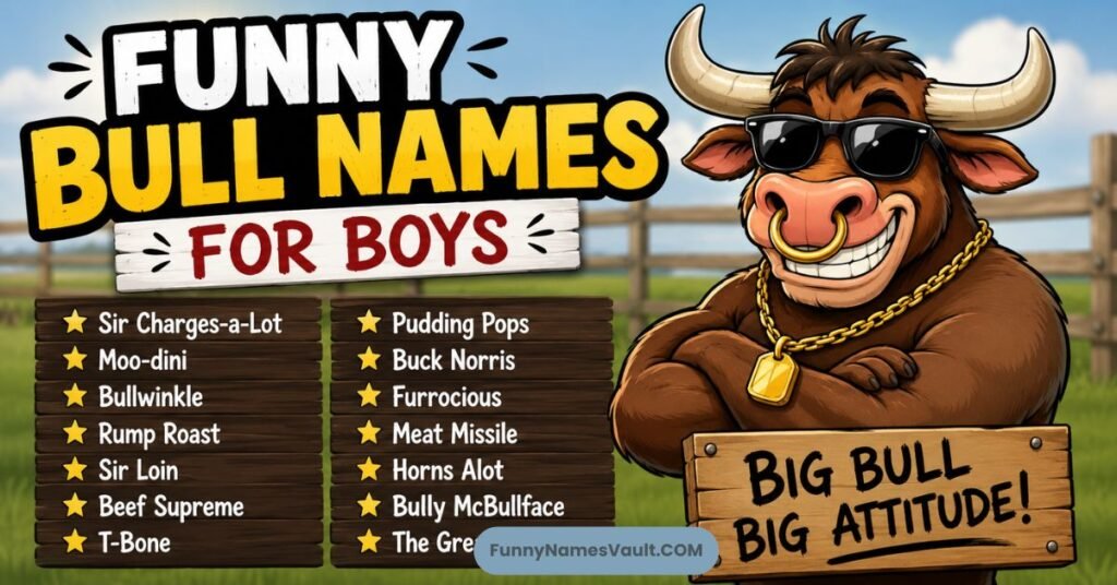 Funny Bull Names For Boys