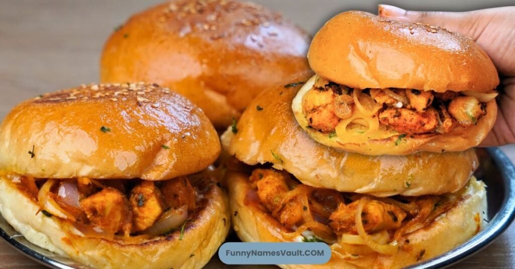Funny Burger Names For Chicken Burgers