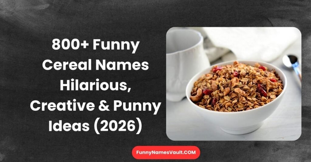 Funny Cereal Names