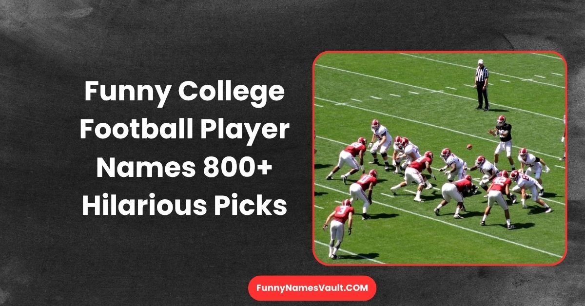 Funny College Football Player Names