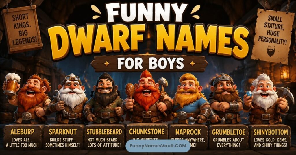 Funny Dwarf Names For Boys