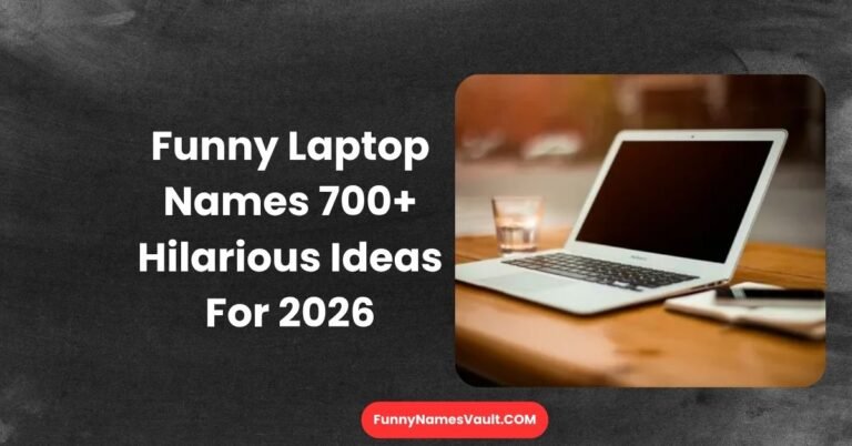 Funny Laptop Names