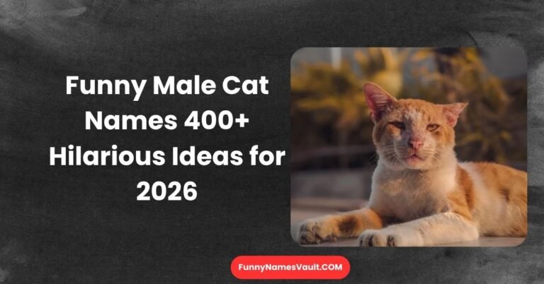 Funny Male Cat Names