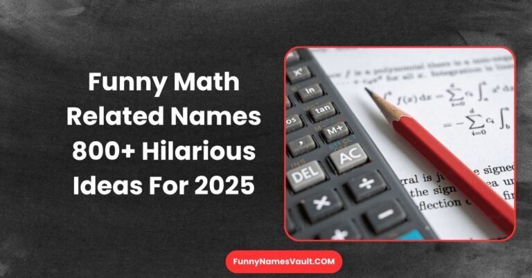 Funny Math Related Names