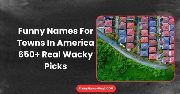 Funny Names For Towns In America