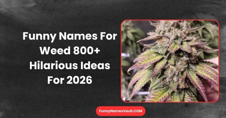 Funny Names For Weed