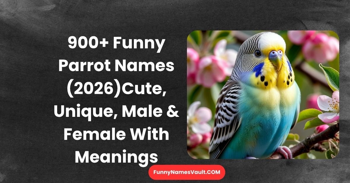 Funny Parrot Names