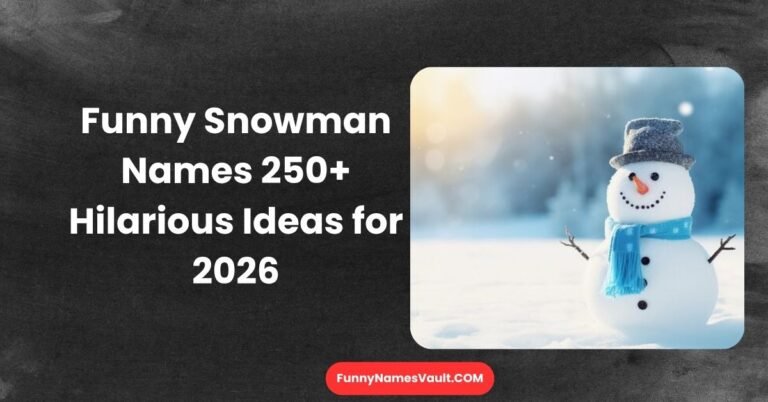 Funny Snowman Names