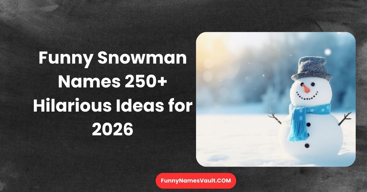 Funny Snowman Names