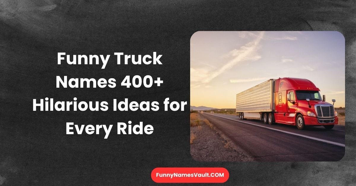 Funny Truck Names