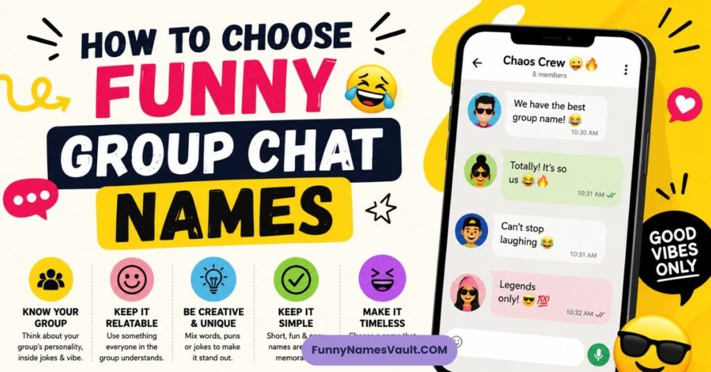 How To Choose Funny Group Chat Names