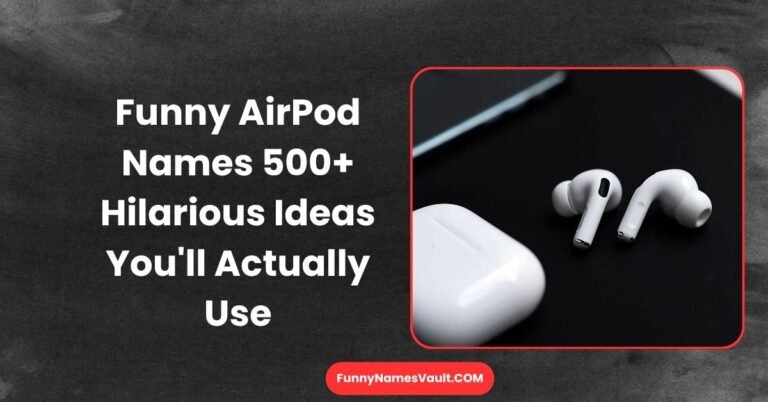 Funny AirPod Names