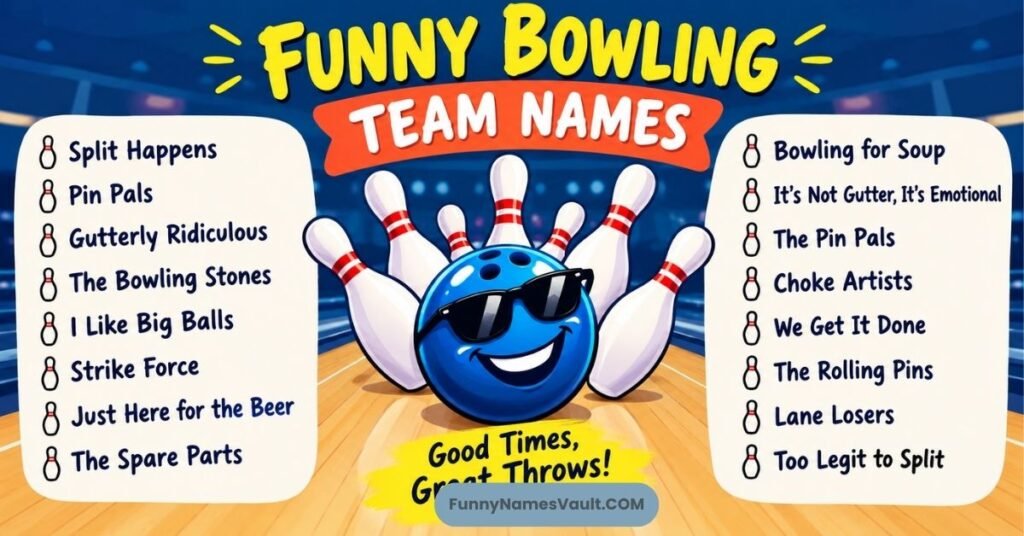 Funny Bowling Team Names