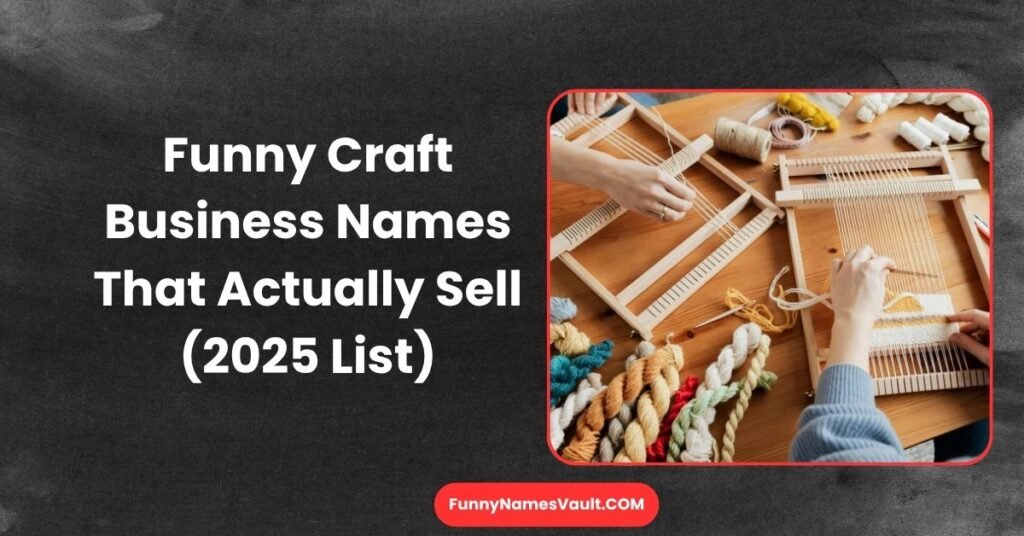 Funny Craft Business Names