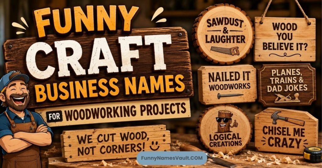 Funny Craft Business Names For Woodworking Projects