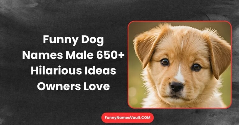 Funny Dog Names Male