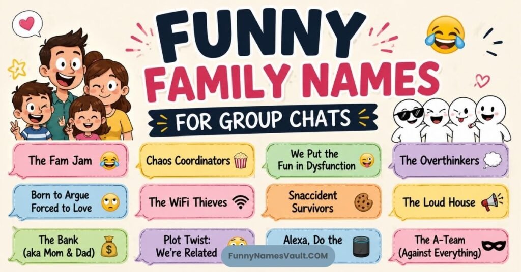 Funny Family Names For Group Chats