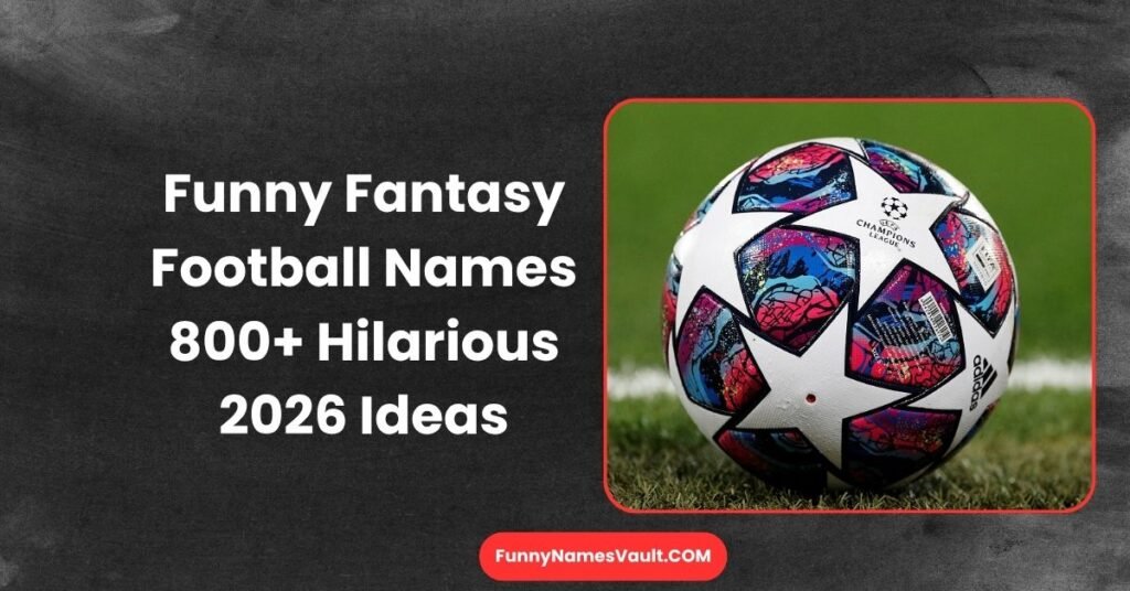 Funny Fantasy Football Names