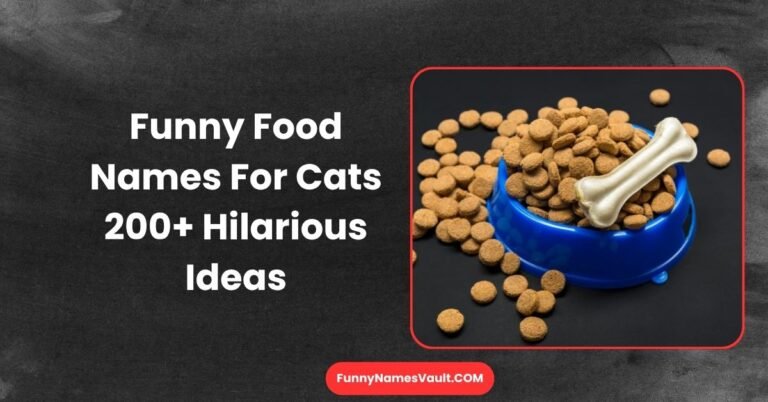 Funny Food Names For Cats