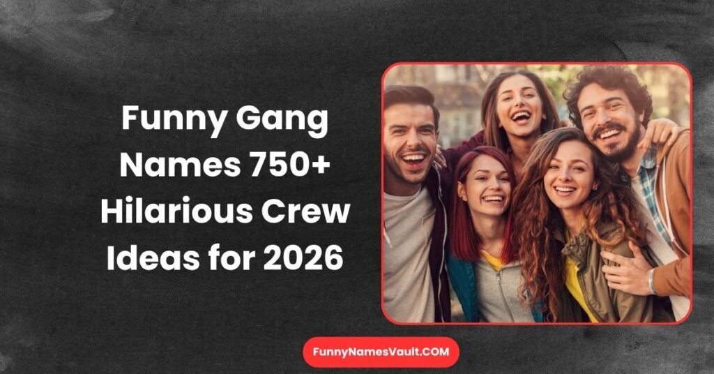 Funny Gang Names