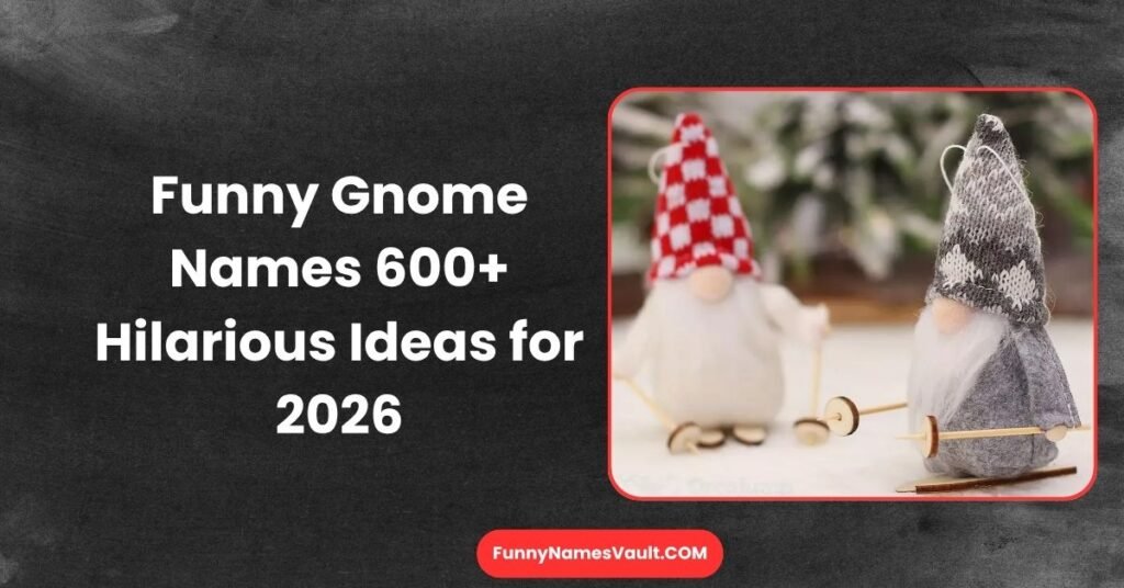 Funny Gnome Names
