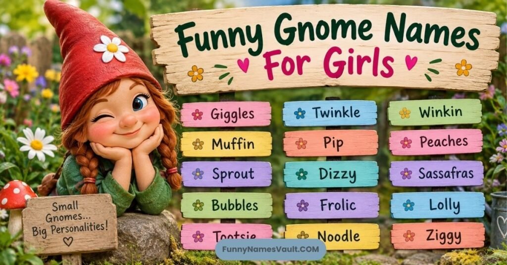 Funny Gnome Names For Girls