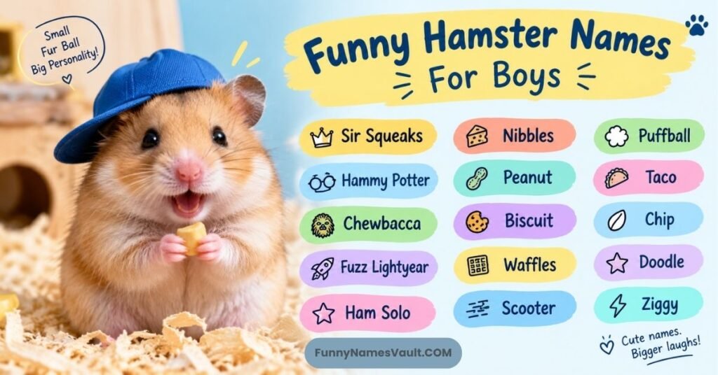 Funny Hamster Names For Boys