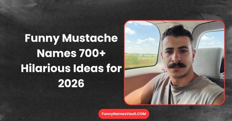 Funny Mustache Names