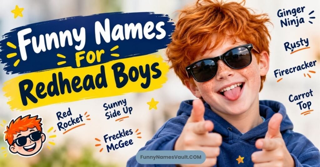 Funny Names For Redhead Boys
