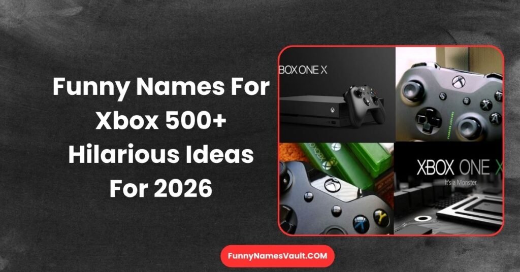 Funny Names For Xbox