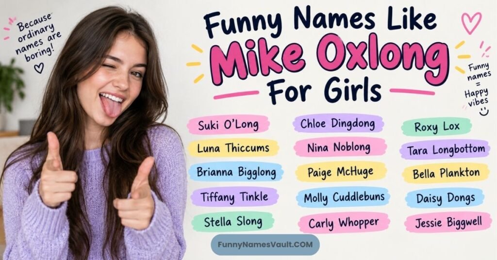 Funny Names Like Mike Oxlong For Girls