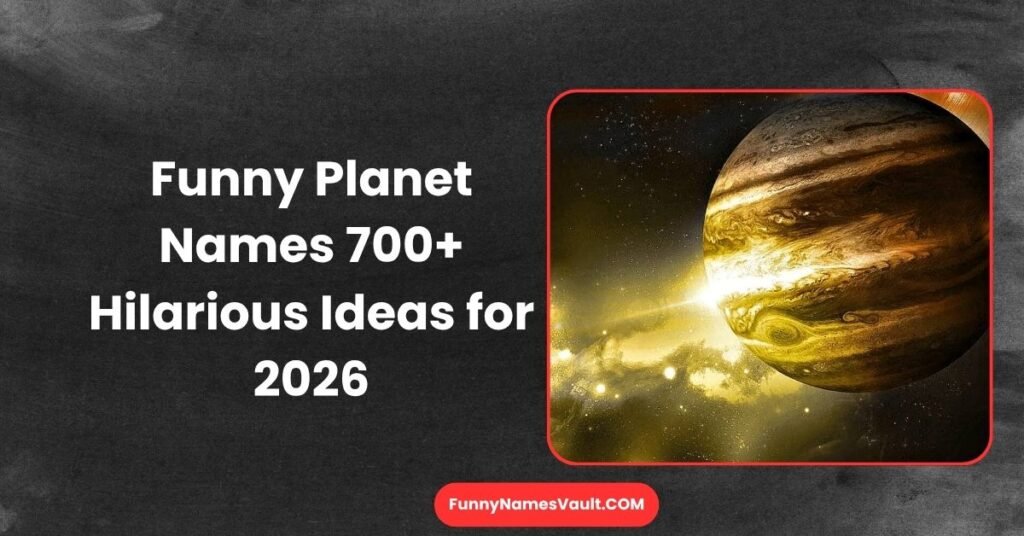 Funny Planet Names