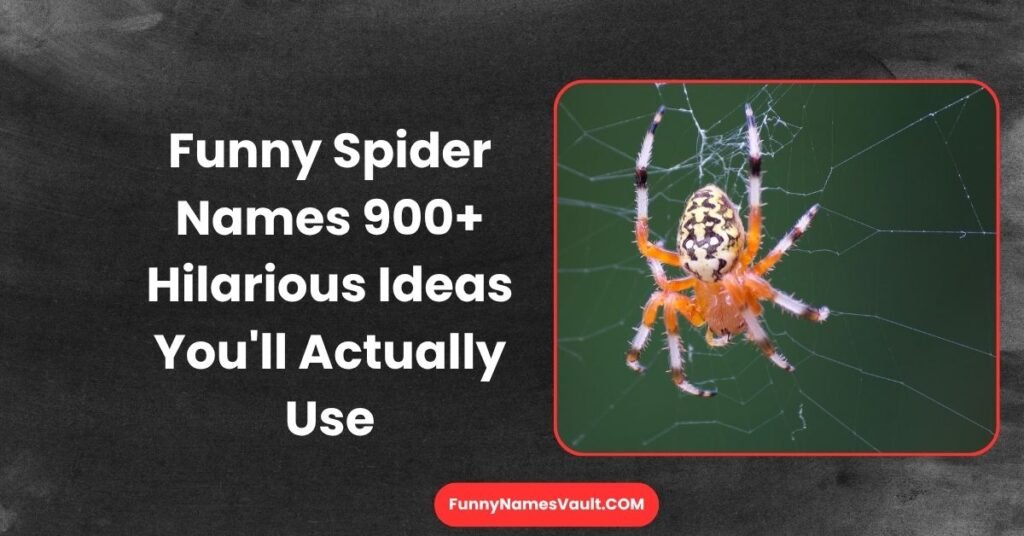 Funny Spider Names