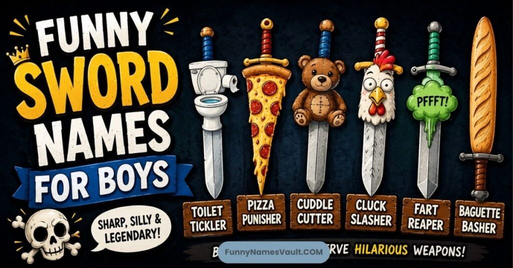 Funny Sword Names For Boys