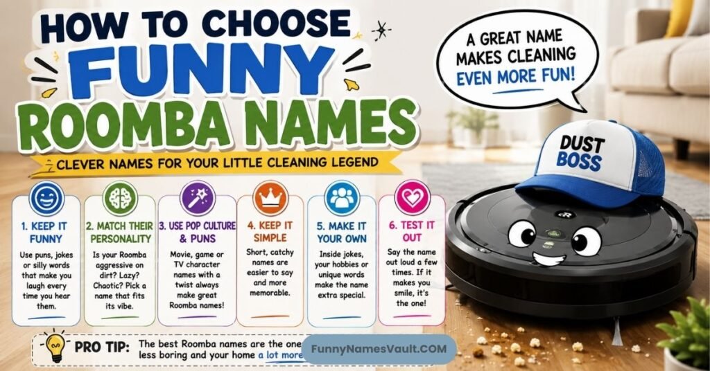 How To Choose Funny Roomba Names