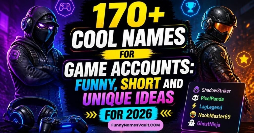 Cool Names for Game