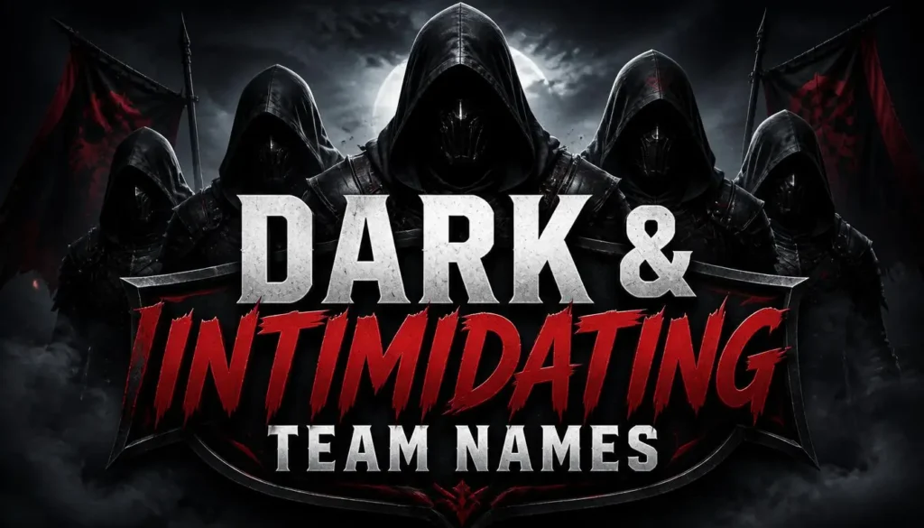 dark and intimidating team names
