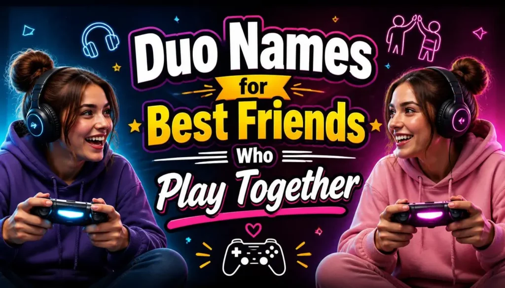  Duo Names for Best Friends Who Play Together