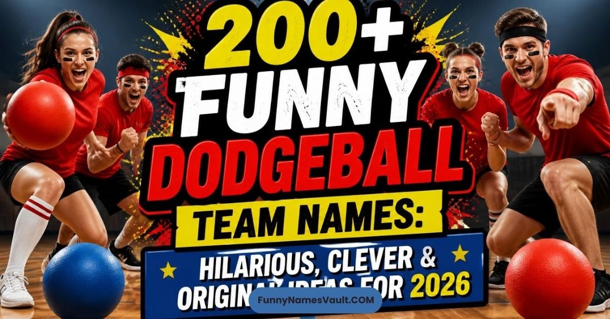 Funny Dodgeball Team Names