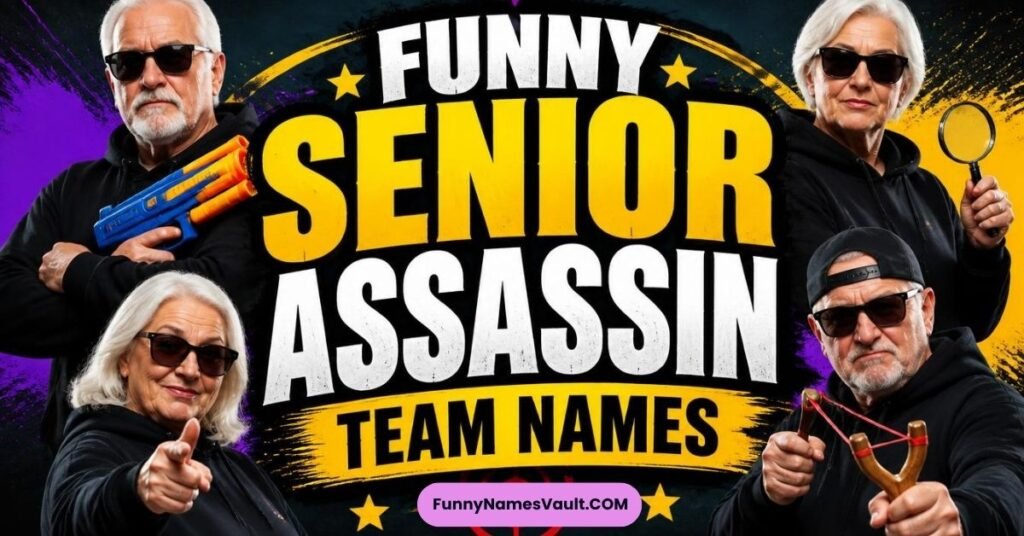Funny Senior Assassin Team Names