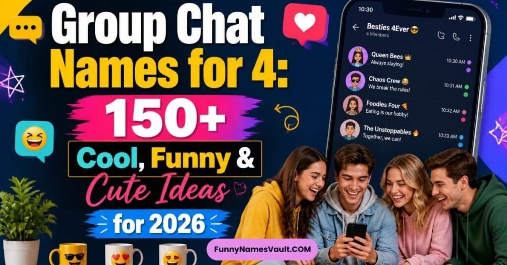 Group Chat Names for 4