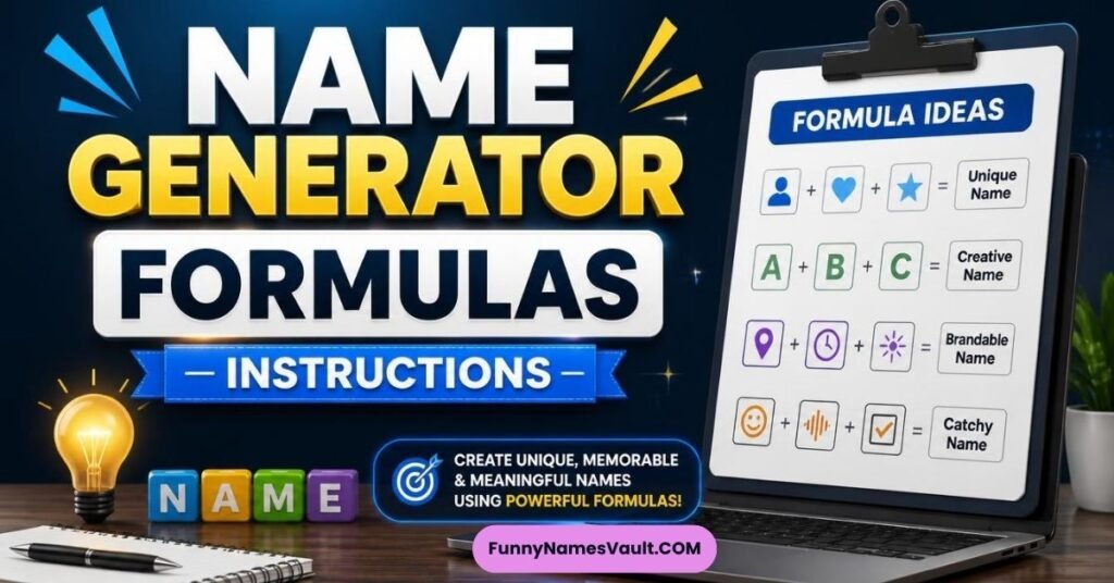 Name Generator Formulas