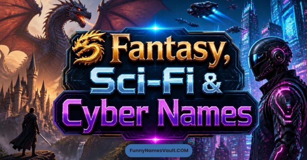 🐉 Fantasy, Sci-Fi & Cyber Names