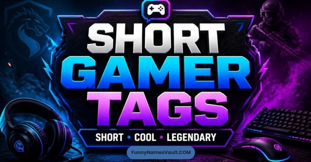 🔤 Short Gamer Tags